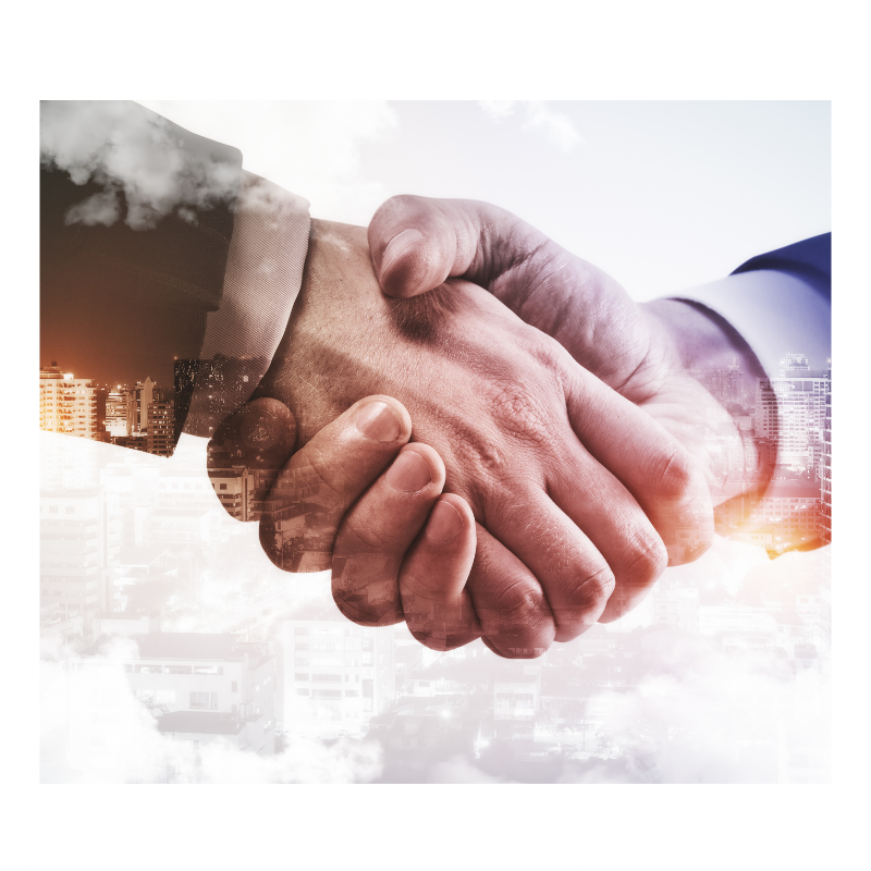 Partnership handshake